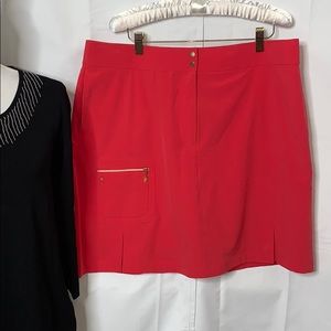 Chico’s Zenergy Golf Size 2.5 Skort Dark Coral